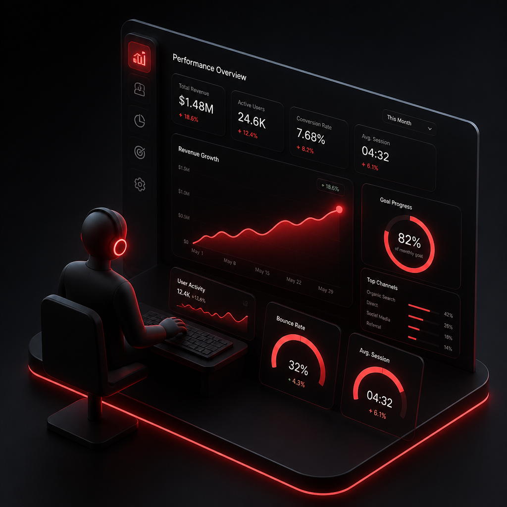 Performance Analyst 3D icon