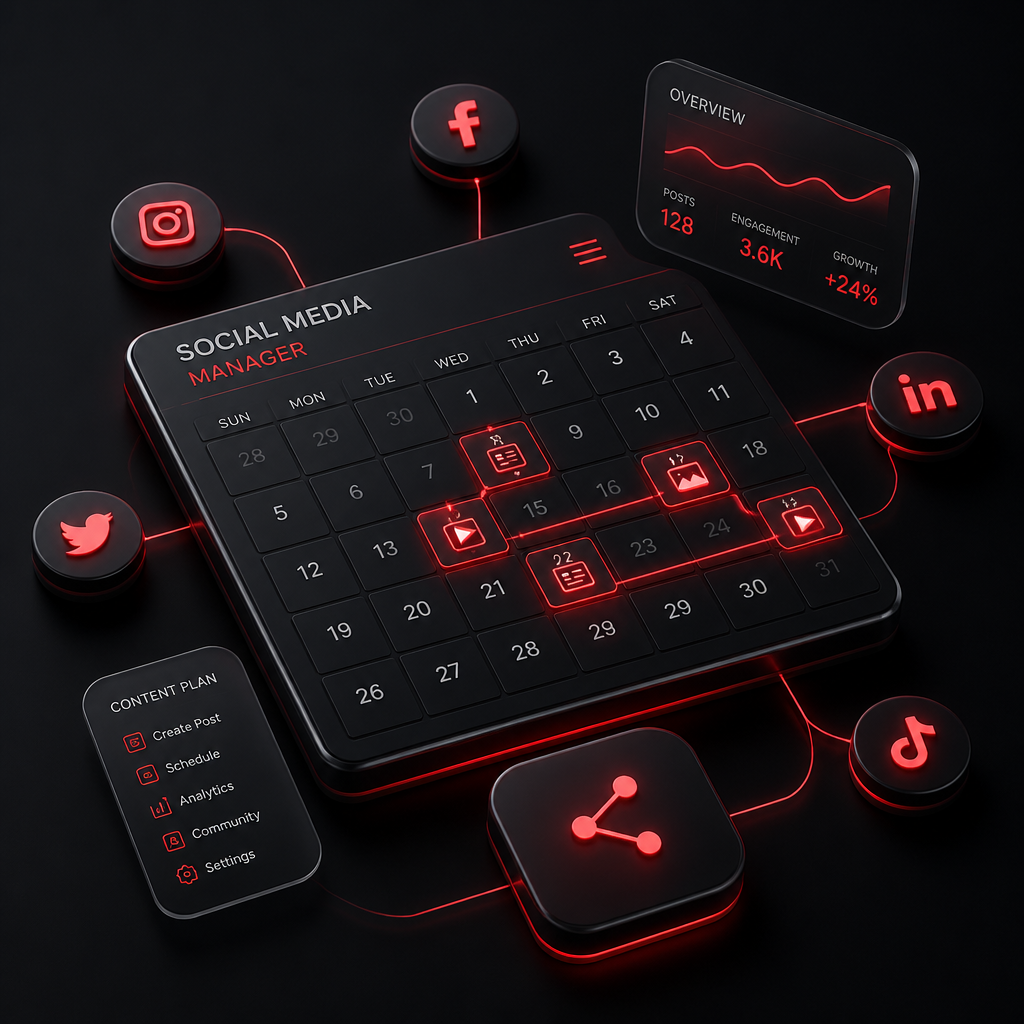 Social Media Manager 3D icon